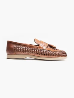 Hot Leather Interweave Loafer Shoes·Slip-On Shoes|Shoes·Loafers