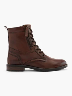 Outlet Leather Lace Up Boot Women Boots·Lace-Up Boots|Boots·Leather Boots