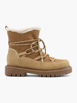 Clearance Panelled Lace Up Hiker Boot Women Boots·Faux Fur Lined Boots|Boots·Chunky Boots