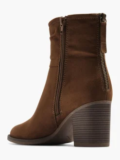 Outlet Ruched Ankle Boot Women Boots·Heeled Boots|Boots·Ankle Boots