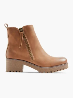 Best Zip Chunky Ankle Boot Women Boots·Heeled Boots|Boots·Ankle Boots