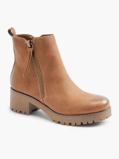 Best Zip Chunky Ankle Boot Women Boots·Heeled Boots|Boots·Ankle Boots