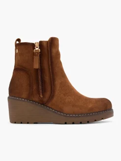 Discount Zip Up Wedge Ankle Boot Women Boots·Ankle Boots