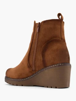Discount Zip Up Wedge Ankle Boot Women Boots·Ankle Boots