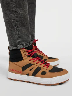 /Black Hi Top Trainers Trainers·High-Top Trainers