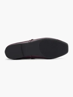New Burgandy Patent Ballet Pump Women Loafers & Low Shoes·Ballet Pumps