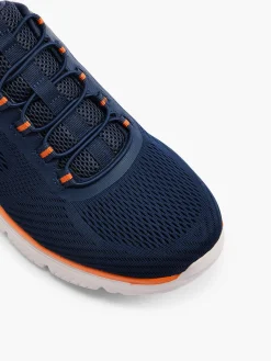 Online Burns 2.0 Navy/Orange Trainers Shoes·Comfort|Trainers·Skechers Trainers