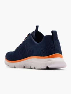 Online Burns 2.0 Navy/Orange Trainers Shoes·Comfort|Trainers·Skechers Trainers