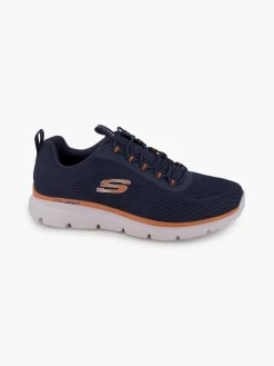 Online Burns 2.0 Navy/Orange Trainers Shoes·Comfort|Trainers·Skechers Trainers
