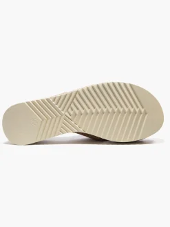 Hot Camel Platformed Espadrille Slider with Double Buckle Detail Women Sandals·Slides|Beach·Beach Shoes & Slides