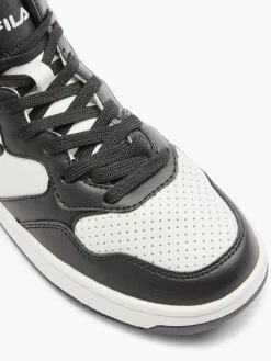 New Court Mid White/Black Trainers Women Trainers·High Top Trainers
