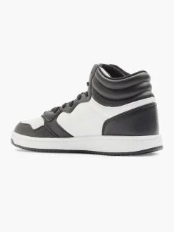 New Court Mid White/Black Trainers Women Trainers·High Top Trainers