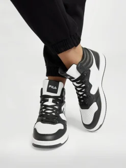 New Court Mid White/Black Trainers Women Trainers·High Top Trainers