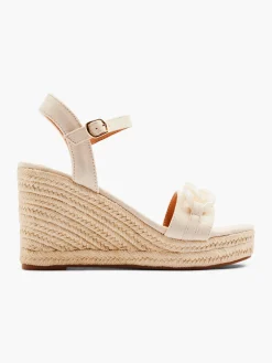 Clearance Wedge Heel with Chain Detail Women Sandals·Heeled Sandals|Heels·Wedges