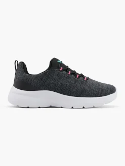 Best Cyclone Black/Charcoal Slip On Trainers Women Trainers·Slip On Trainers