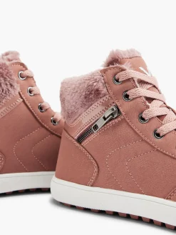 Discount Dark Faux fur Lace-Up boots Women Trainers·High Top Trainers|Boots·Winter Boots