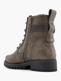 Clearance Dark Lace-Up Ankle Boot Women Boots·Ankle Boots