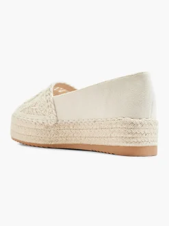 Embroidery Detail Platform Espadrille Slip On Women Loafers & Low Shoes·Espadrilles