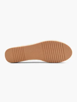 Embroidery Detail Platform Espadrille Slip On Women Loafers & Low Shoes·Espadrilles