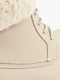 Sale Faux Fur Apricot Lace-Up Winter Boots Women Boots·Walking Shoes|Boots·Winter Boots