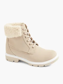 Sale Faux Fur Apricot Lace-Up Winter Boots Women Boots·Walking Shoes|Boots·Winter Boots