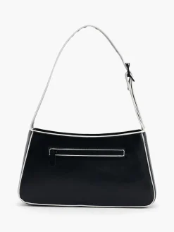 Hot and White Trimmed Handbag Women Bags·Handbags