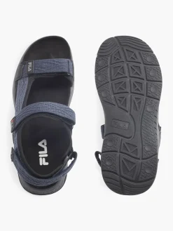 Online Navy Triple Strap Sandal Sandals·Walking Sandals