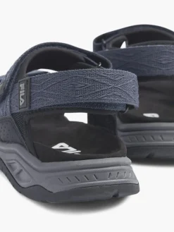 Online Navy Triple Strap Sandal Sandals·Walking Sandals