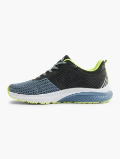 Sale New Black//Yellow Lace-up Running Trainer Trainers·Sports Trainers