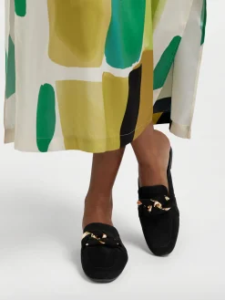 Outlet Flat Slip On Loafer with Chain Detail Women Loafers & Low Shoes·Slip On Shoes|Loafers & Low Shoes·Loafers