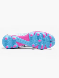 New Future 7 Play FG/AG White//Blue Juniors Football Boots Kids All Boys·Kids|All Girls·Kids