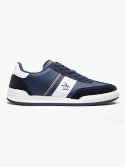 Outlet Gaz Navy/White Lace Up Casual Trainers Shoes·Lace-Ups|Shoes·Brogues