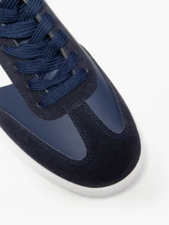 Outlet Gaz Navy/White Lace Up Casual Trainers Shoes·Lace-Ups|Shoes·Brogues