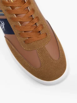 Discount Gaz Tan/Navy Lace Up Casual Trainers Shoes·Lace-Ups|Shoes·Brogues