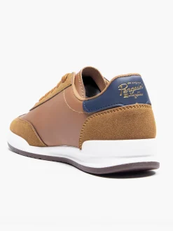 Discount Gaz Tan/Navy Lace Up Casual Trainers Shoes·Lace-Ups|Shoes·Brogues