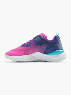 Girls Fuschia/ Dark Velcro Trainer Kids All Girls·Kids|Girls Shoes·Touch Fastening