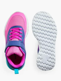 Girls Fuschia/ Dark Velcro Trainer Kids All Girls·Kids|Girls Shoes·Touch Fastening
