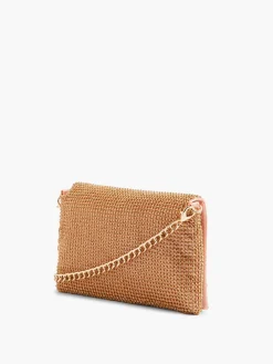 Outlet Diamante Clutch Bag with Removable Shoulder Strap Women Bags·Handbags