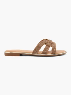 Online Diamante Strapped Flat Sandals Women Sandals·Flat Sandals
