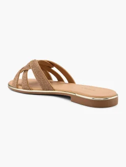 Online Diamante Strapped Flat Sandals Women Sandals·Flat Sandals