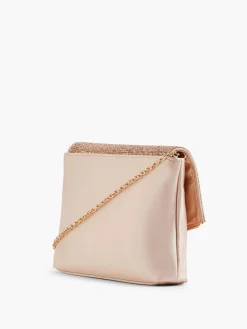 Best Dimante Panelled Clutch Bag with Chain Strap Women Bags·Clutches & Evening Bags