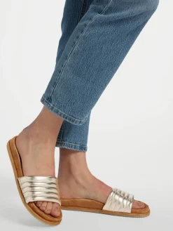 Leather Padded Mule Sandal Women Sandals·Leather Sandals|Sandals·Mules