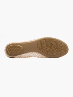 Online Mesh Embellished Ballet Pump Women Loafers & Low Shoes·Ballet Pumps