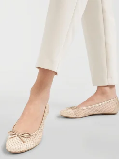 Online Mesh Embellished Ballet Pump Women Loafers & Low Shoes·Ballet Pumps