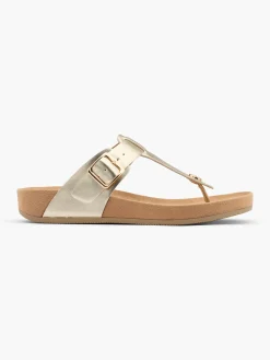 New Toe Post Footbed Flat Sandal Women Sandals·Mules