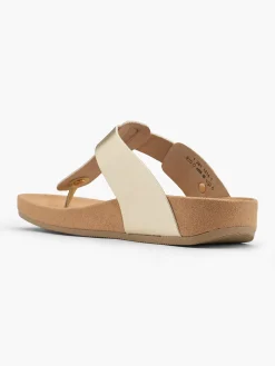 New Toe Post Footbed Flat Sandal Women Sandals·Mules