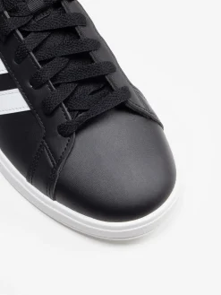 Sale Grand Court Base 2.0 Black/White Trainers Women/BOY Girls School Shoes·Girls Adidas School Shoes|Boys School Shoes·Boys Adidas School Shoes