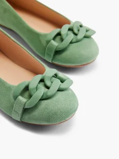 Best Ballerina with Matching Chain Detail Women Loafers & Low Shoes·Ballet Pumps