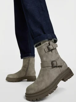 Double Buckle Ankle Boot Women Boots·Ankle Boots