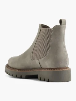 Hot Stretch Panel Chelsea Boot with Contrasting Sole Detail Women Boots·Chelsea Boots|Boots·Ankle Boots